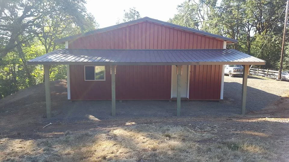 Custom metal awning in Beaumont Texas